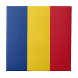 Azulejo De Cerâmica Bandeira da Romênia