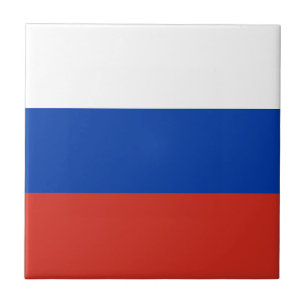 Azulejo De Cerâmica Bandeira da Rússia