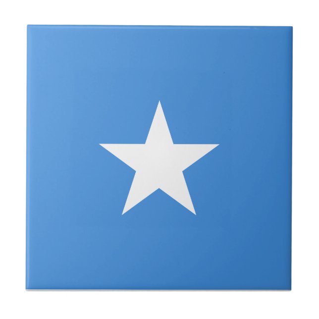 Azulejo De Cerâmica Bandeira da Somália (Frente)