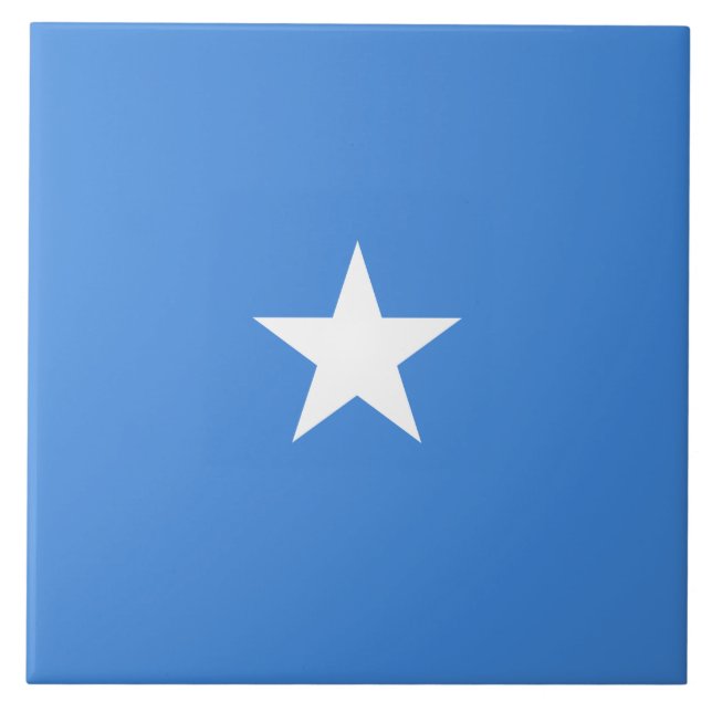 Azulejo De Cerâmica Bandeira da Somália (Frente)