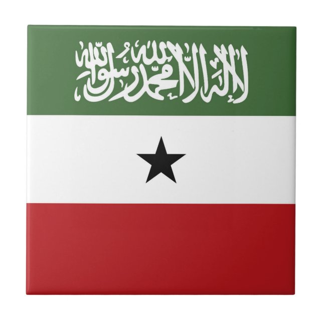 Azulejo De Cerâmica Bandeira da Somalilândia (Frente)