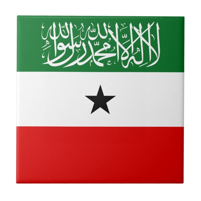 Azulejo De Cerâmica Bandeira da Somalilândia (Frente)
