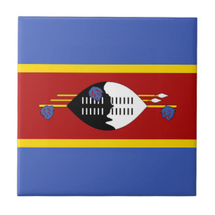 Azulejo De Cerâmica Bandeira da Suazilândia