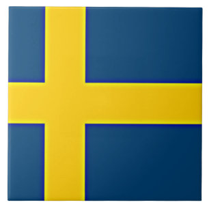 Azulejo De Cerâmica Bandeira da Suecia