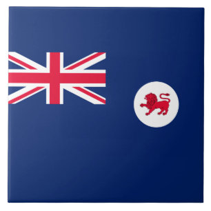 Azulejo De Cerâmica Bandeira da Tasmania (Tasmania) (Estado australian