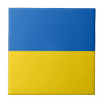 Azulejo De Cerâmica Bandeira da Ucrânia<br><div class="desc">Um presente ideal para todos aqueles que são patrióticos do seu país!</div>