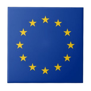 Azulejo De Cerâmica Bandeira da União Europeia
