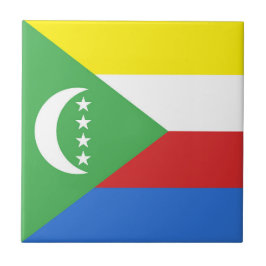 Azulejo De Cerâmica Bandeira das Comores