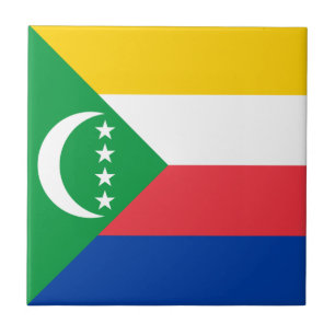 Azulejo De Cerâmica Bandeira das Comores