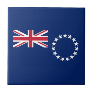 Azulejo De Cerâmica Bandeira das Ilhas Cook