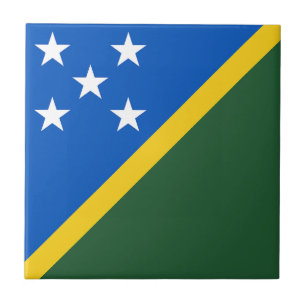 Azulejo De Cerâmica Bandeira das Ilhas Salomão