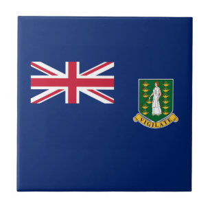 Azulejo De Cerâmica Bandeira das Ilhas Virgens Britânicas
