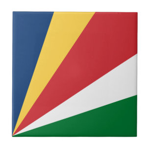 Azulejo De Cerâmica Bandeira das Seychelles