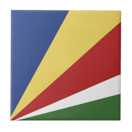 Azulejo De Cerâmica Bandeira das Seychelles