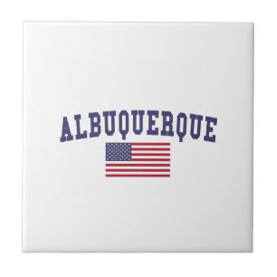 Azulejo De Cerâmica Bandeira de Albuquerque E.U.
