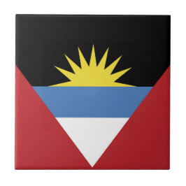 Azulejo De Cerâmica Bandeira de Antígua e Barbuda