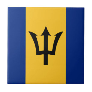 Azulejo De Cerâmica Bandeira de Barbados