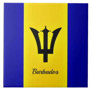 Azulejo De Cerâmica Bandeira de Barbados