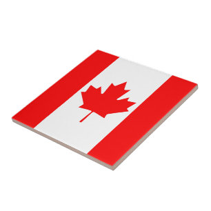 Azulejo De Cerâmica Bandeira de Canadá