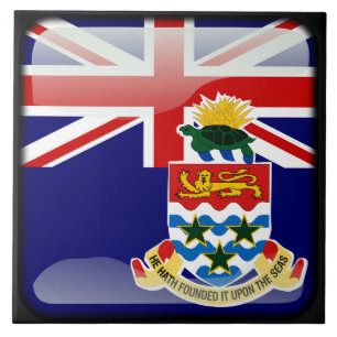Azulejo De Cerâmica Bandeira de Cayman Islands
