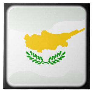 Azulejo De Cerâmica Bandeira de Chipre