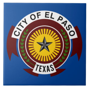 Azulejo De Cerâmica Bandeira de El Paso