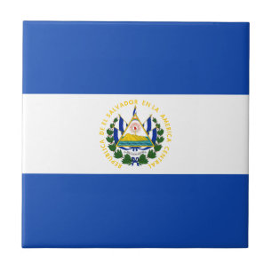 Azulejo De Cerâmica Bandeira de El Salvador - Bandera de El Salvador