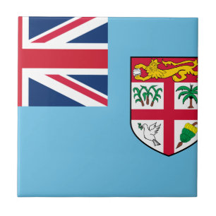 Azulejo De Cerâmica Bandeira de Fiji