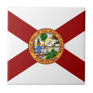 Azulejo De Cerâmica Bandeira de Florida