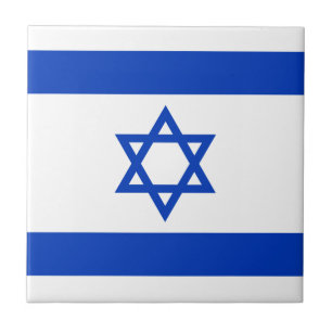 Azulejo De Cerâmica Bandeira de Israel