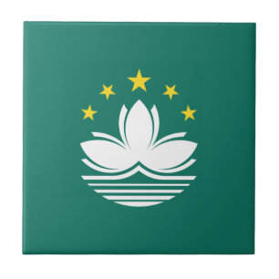 Azulejo De Cerâmica Bandeira de Macau