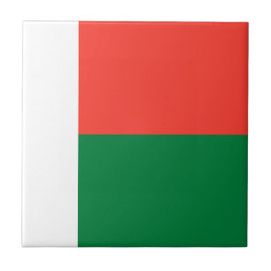 Azulejo De Cerâmica bandeira de Madagáscar