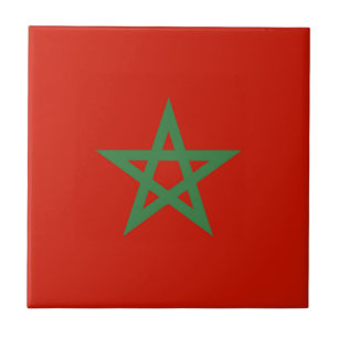 Azulejo De Cerâmica Bandeira de Marrocos