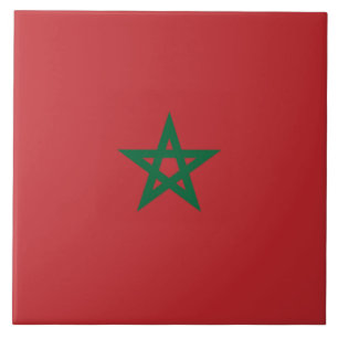 Azulejo De Cerâmica Bandeira de Marrocos