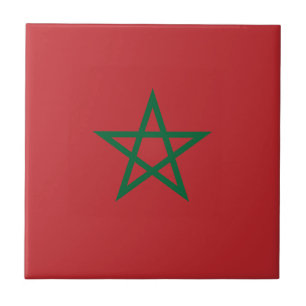 Azulejo De Cerâmica Bandeira de Marrocos