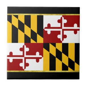 Azulejo De Cerâmica Bandeira de Maryland