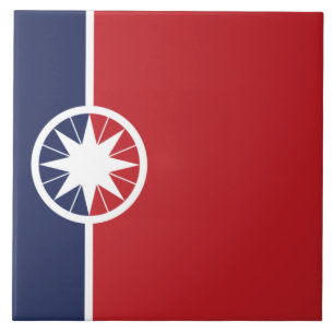Azulejo De Cerâmica Bandeira de Norman (Oklahoma)