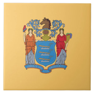 Azulejo De Cerâmica Bandeira de Nova Jersey