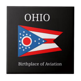 Azulejo De Cerâmica Bandeira de Ohio