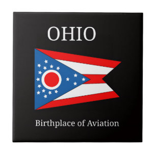 Azulejo De Cerâmica Bandeira de Ohio