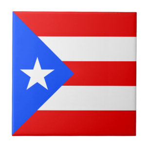 Azulejo De Cerâmica Bandeira de Porto Rico