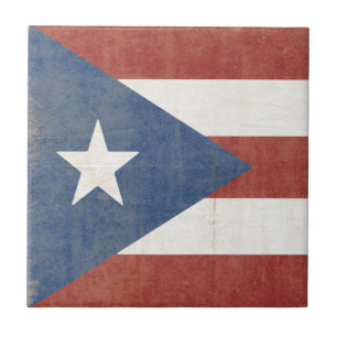 Azulejo De Cerâmica Bandeira de Porto Rico