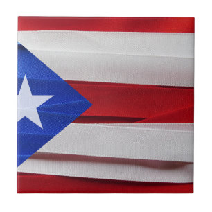 Azulejo De Cerâmica Bandeira de Puerto Rico