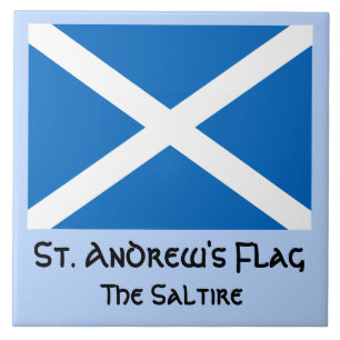 Azulejo De Cerâmica Bandeira de São André, Saltair, ou Bandeira da Esc