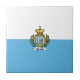 Azulejo De Cerâmica Bandeira de São Marino