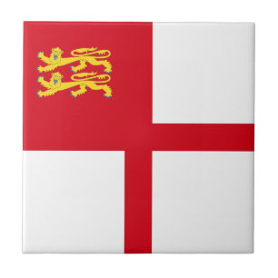 Azulejo De Cerâmica Bandeira de Sark