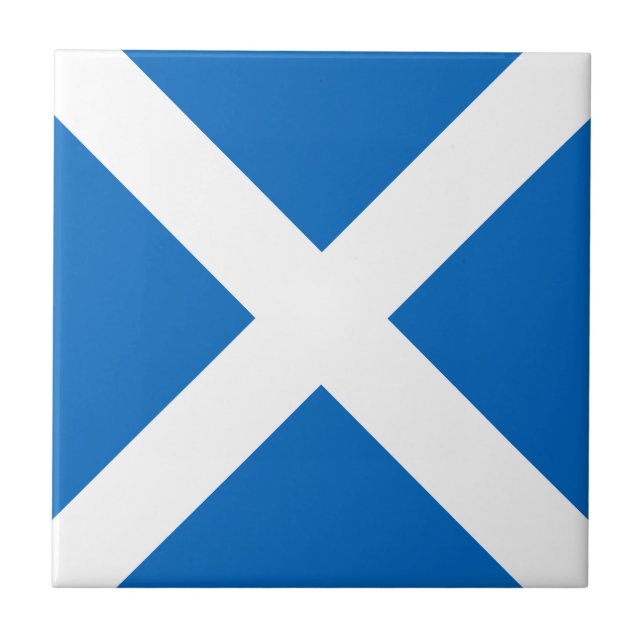 Azulejo De Cerâmica Bandeira de Scotland - lembrança escocesa da (Frente)