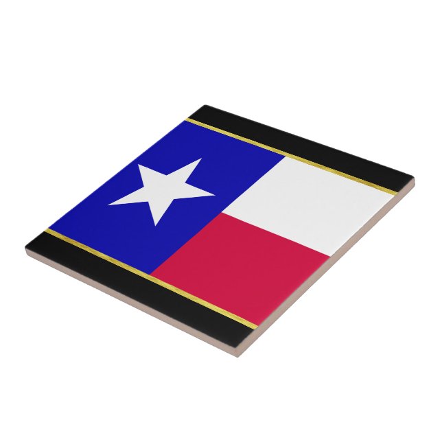 Azulejo De Cerâmica Bandeira de Texas (Lateral)