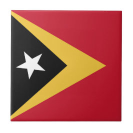 Azulejo De Cerâmica bandeira de Timor Leste
