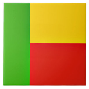 Azulejo De Cerâmica Bandeira do Benim